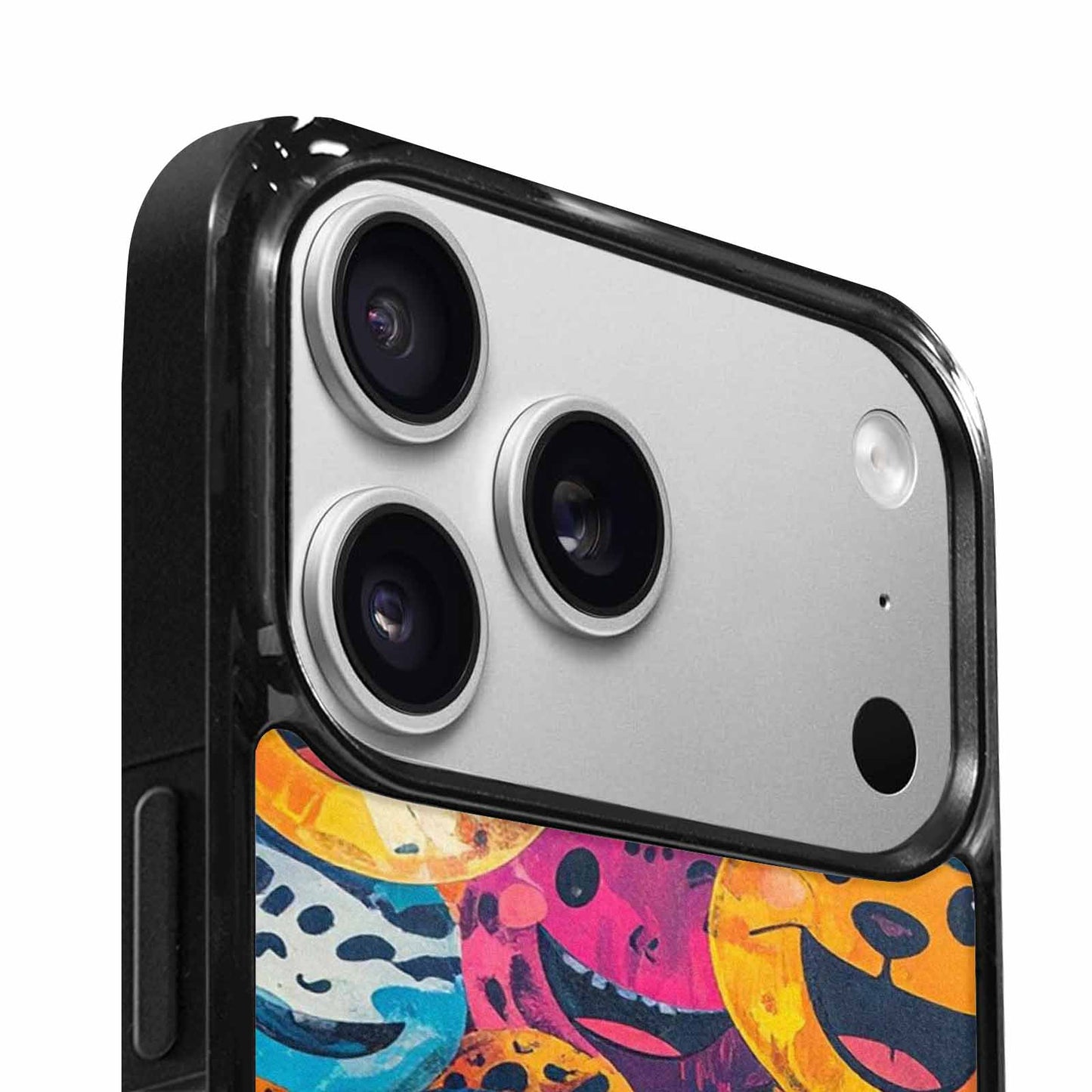 iPhone 17 Pro Max Case — Smiley Faces Animal Printsmile Animal Print, Unique Phone Case Design