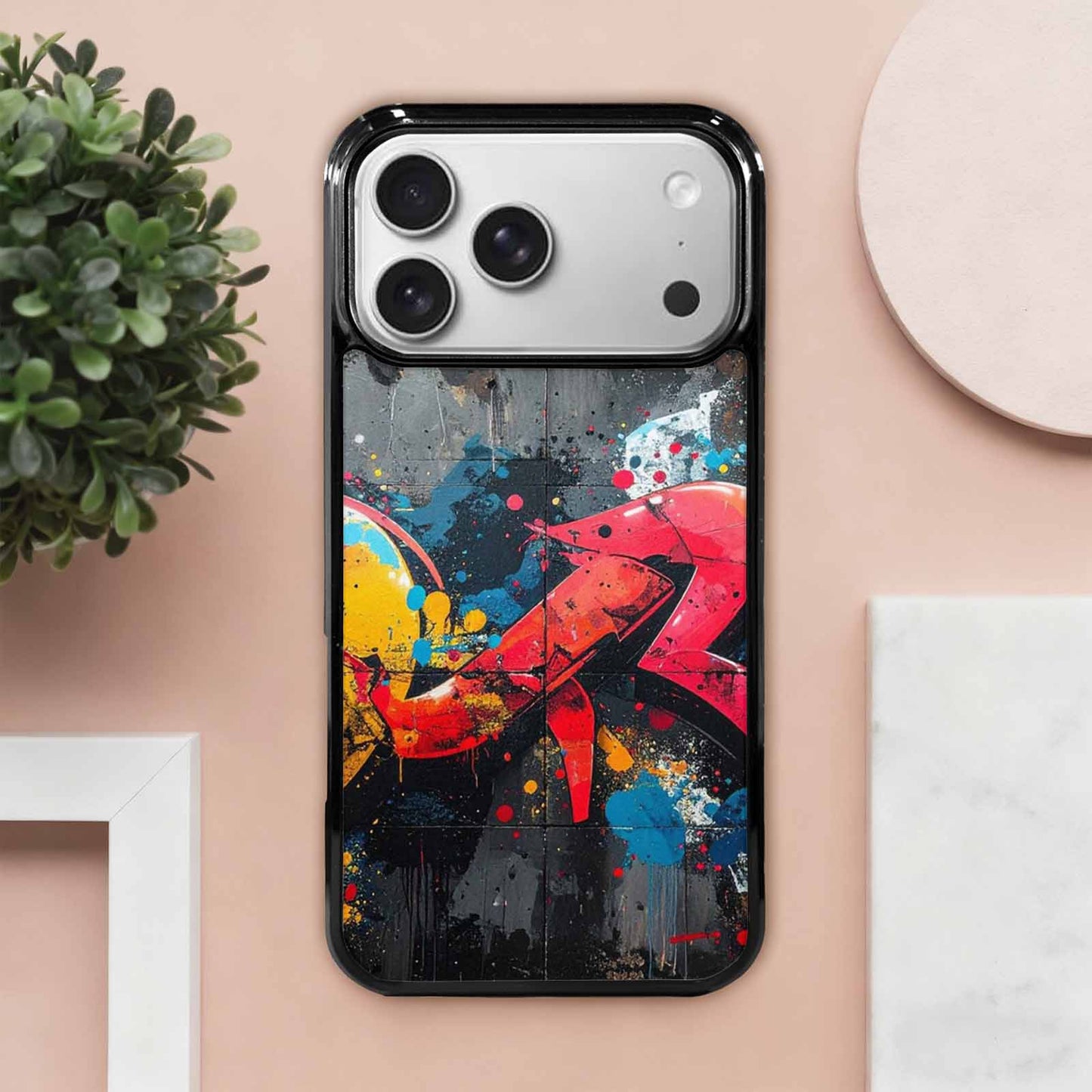 iPhone 17 Pro Max Case — Seamless Repeating Pattern Of Camo, Custom Made Phone Cover