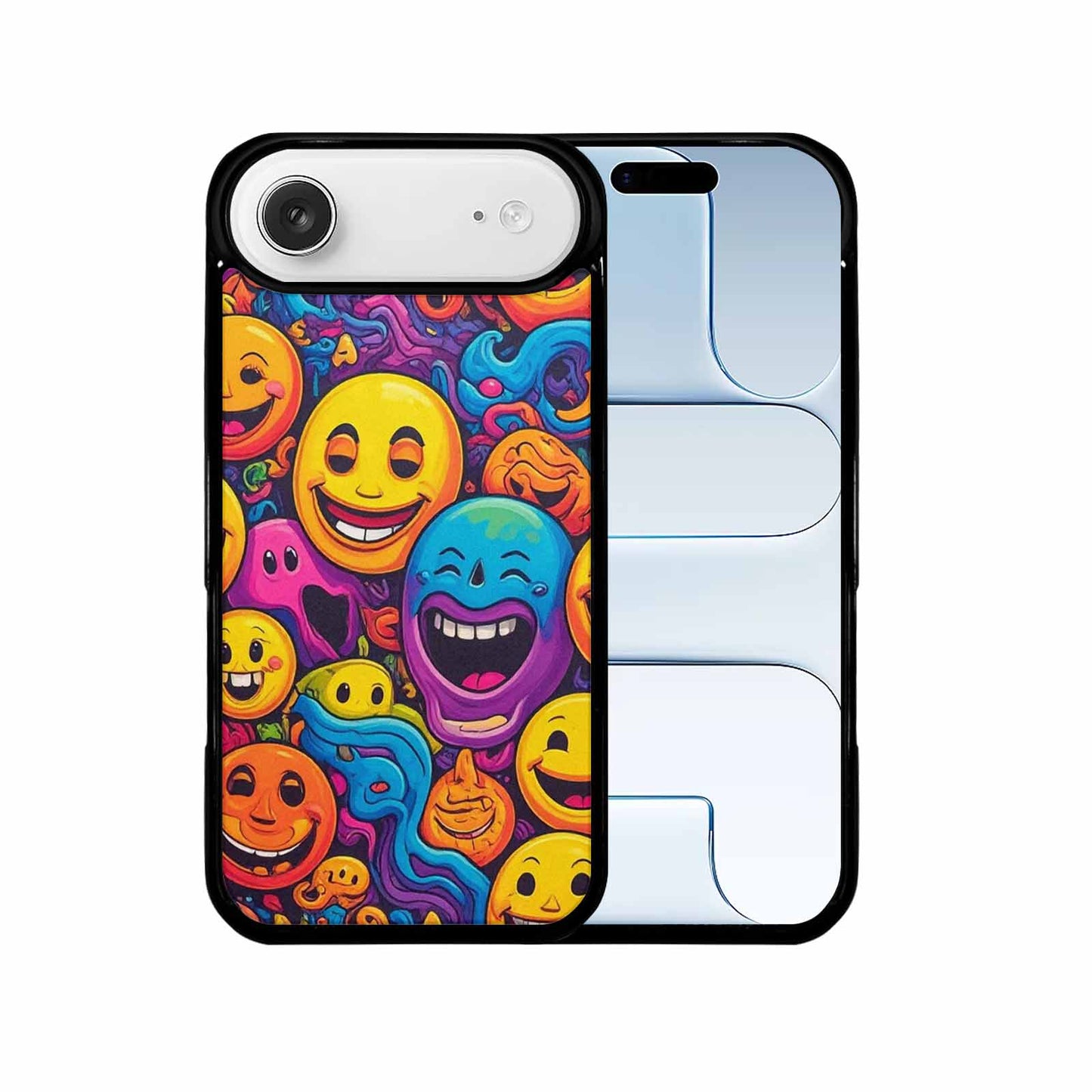 iPhone 17 Air Case — Small Yellow Smiley Face Acid Original, Custom Phone Case