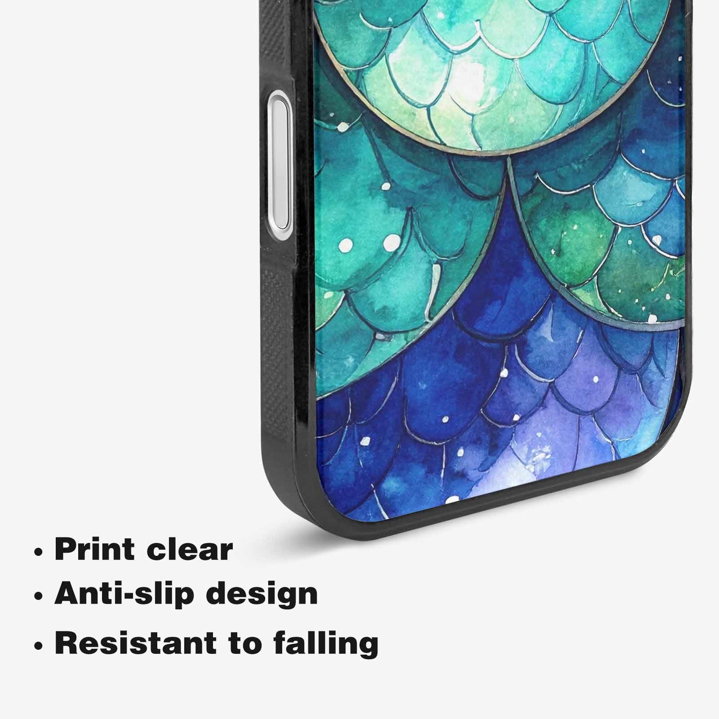 iPhone 16 Case — Mermaid Scale, Custom Made Phone Cover