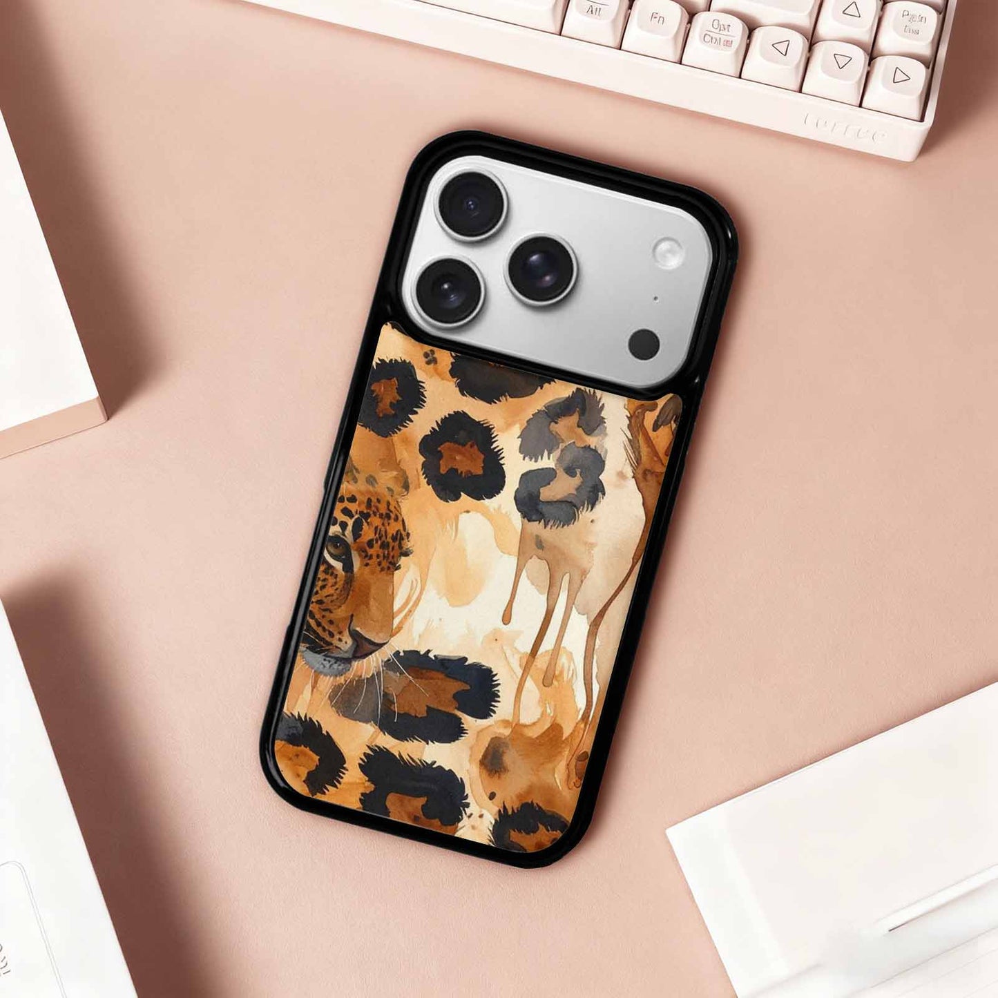 iPhone 17 Pro Case — Seamless Tileable Pattern Of Overlapping Animal, Custom Made Phone Cover