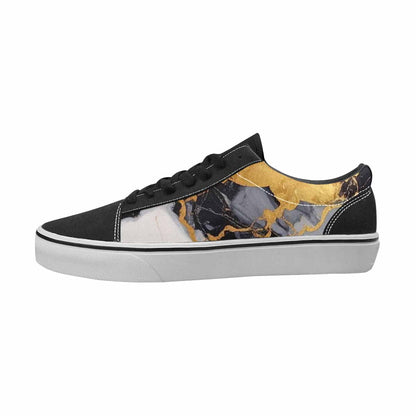 MEN'S Marble Canvas One Of A Kind Kaleidoscope All Over Print Shoes