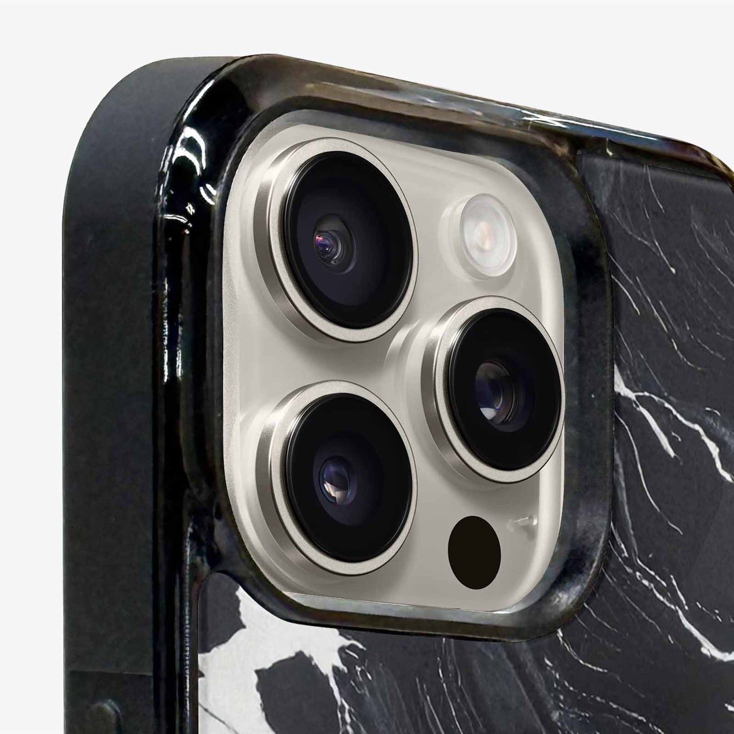 iPhone 16 Pro Max Case — Black White Animal Print, Customized Protective Case
