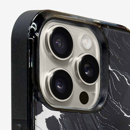 iPhone 16 Pro Max Case — Black White Animal Print, Customized Protective Case