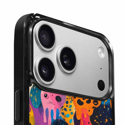 iPhone 17 Pro Max Case — Melting Aliens Pattern Alien Scifi, Unique Phone Case Design