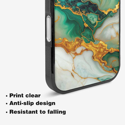 iPhone 16 Plus Case — Marble Gold, Custom Phone Case