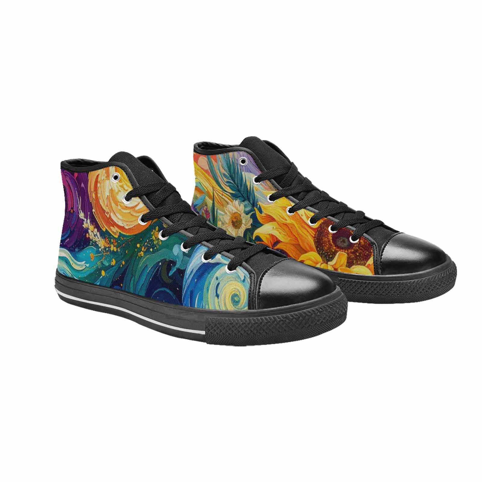 MEN'S Blend All Versions High Top Canvas Vivid Custom Shoes