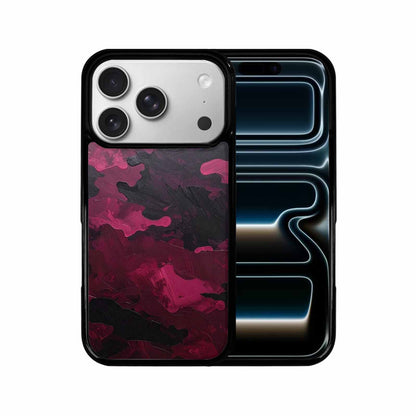 iPhone 17 Pro Case — Seamless Repeating Pattern Of Overlapping Camo, Custom Printed Phone Case