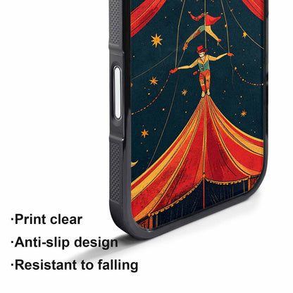 iPhone 17 Air Case — Vintage Circus Art Pattern Retro Vintage, Custom Designed Case Cover