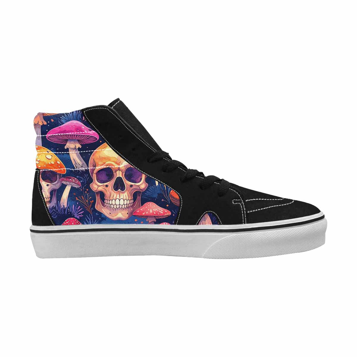 MEN'S Mushroom Hundred Skull Art Background 2 Ferion