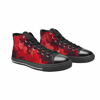 MEN'S Military Camouflage Blotch High Top Canvas Y2K Shoes