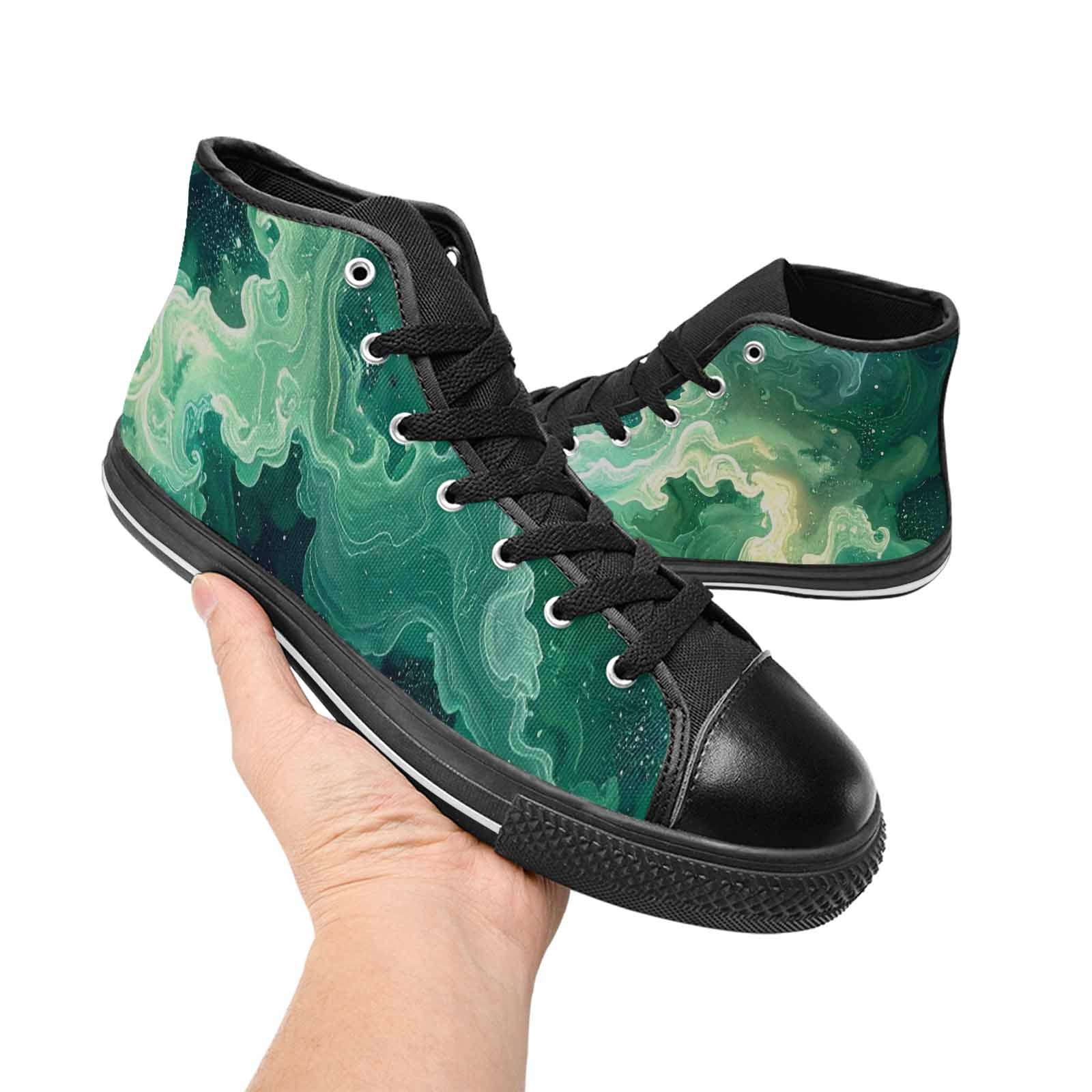 MEN'S Galaxy Art - High Top Canvas Y2K Sneakers