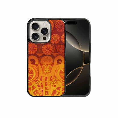 iPhone 16 Pro Case — Marigold Day Of The Dead Marigold, Unique Phone Case Design