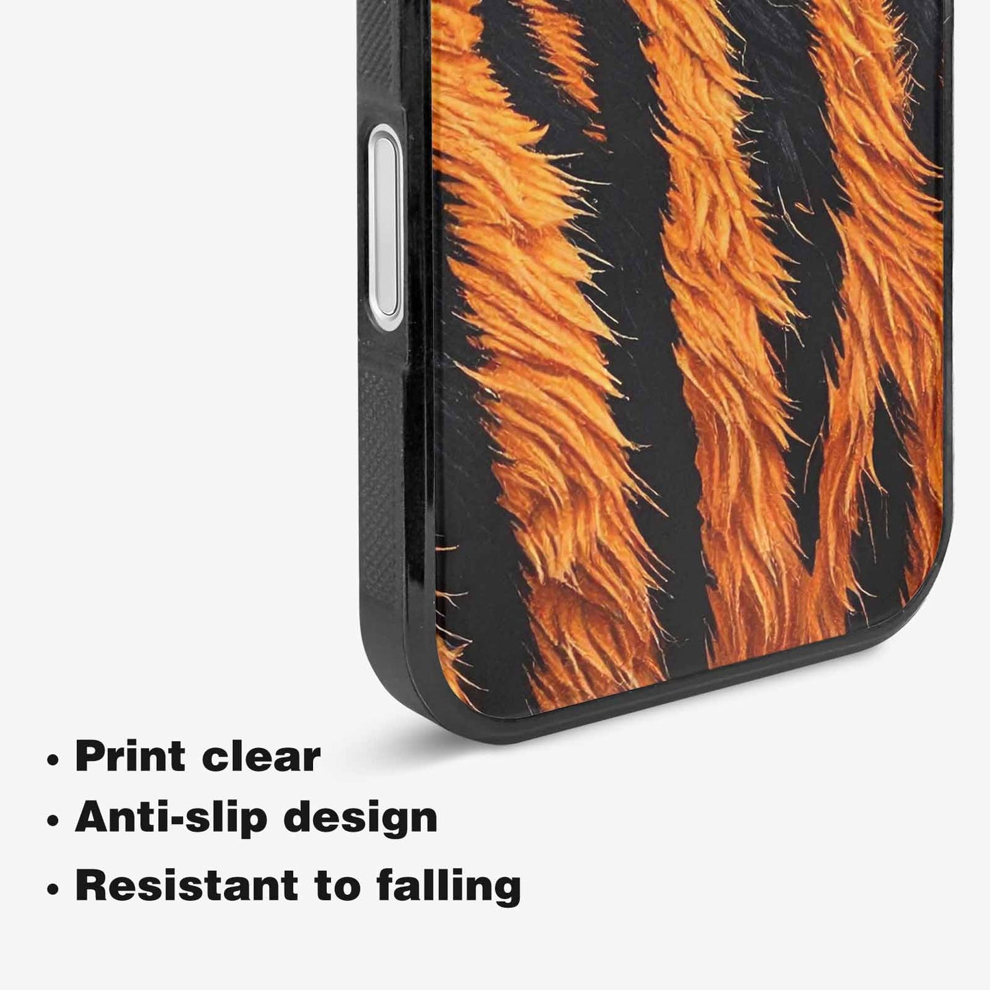 iPhone 16 Case — Bold Tiger Stripe, Custom Designed Case Cover