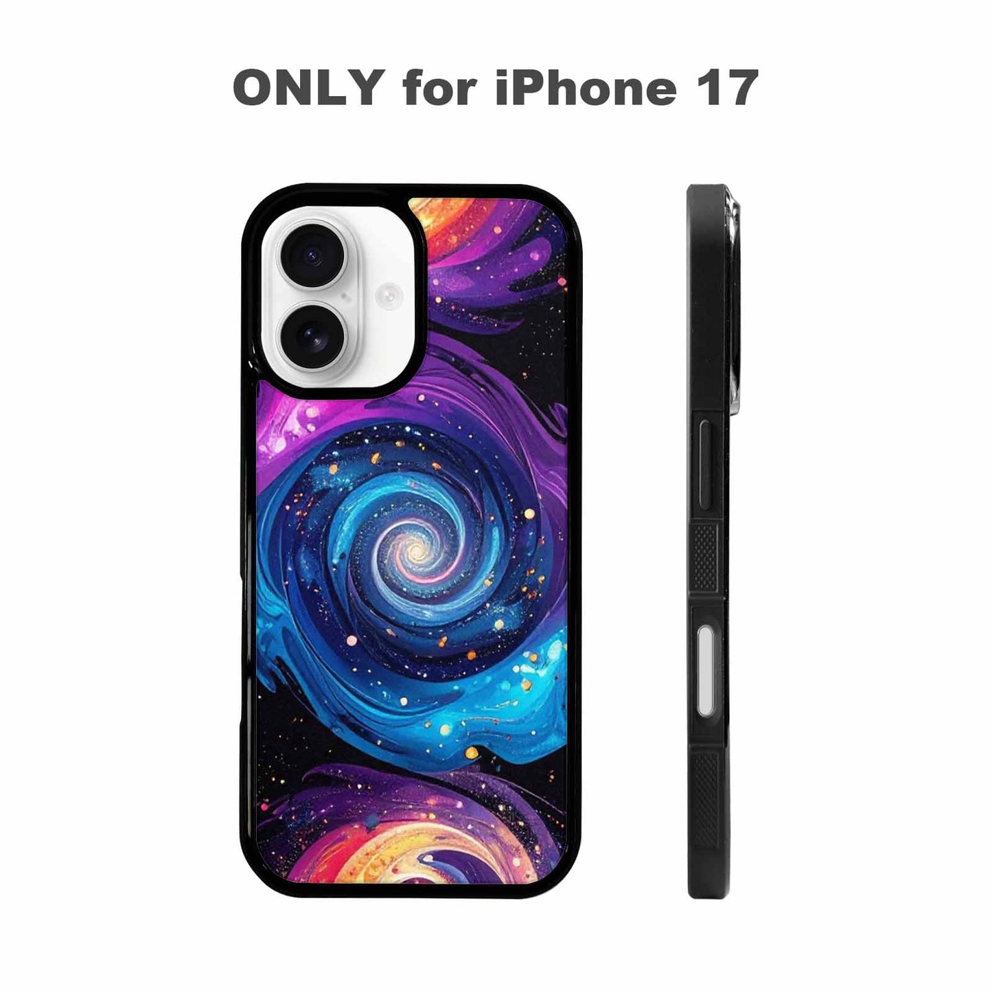 iPhone 17 Case — Rose Galaxy Art Seamless Galaxy Space, Custom Designed Case Cover