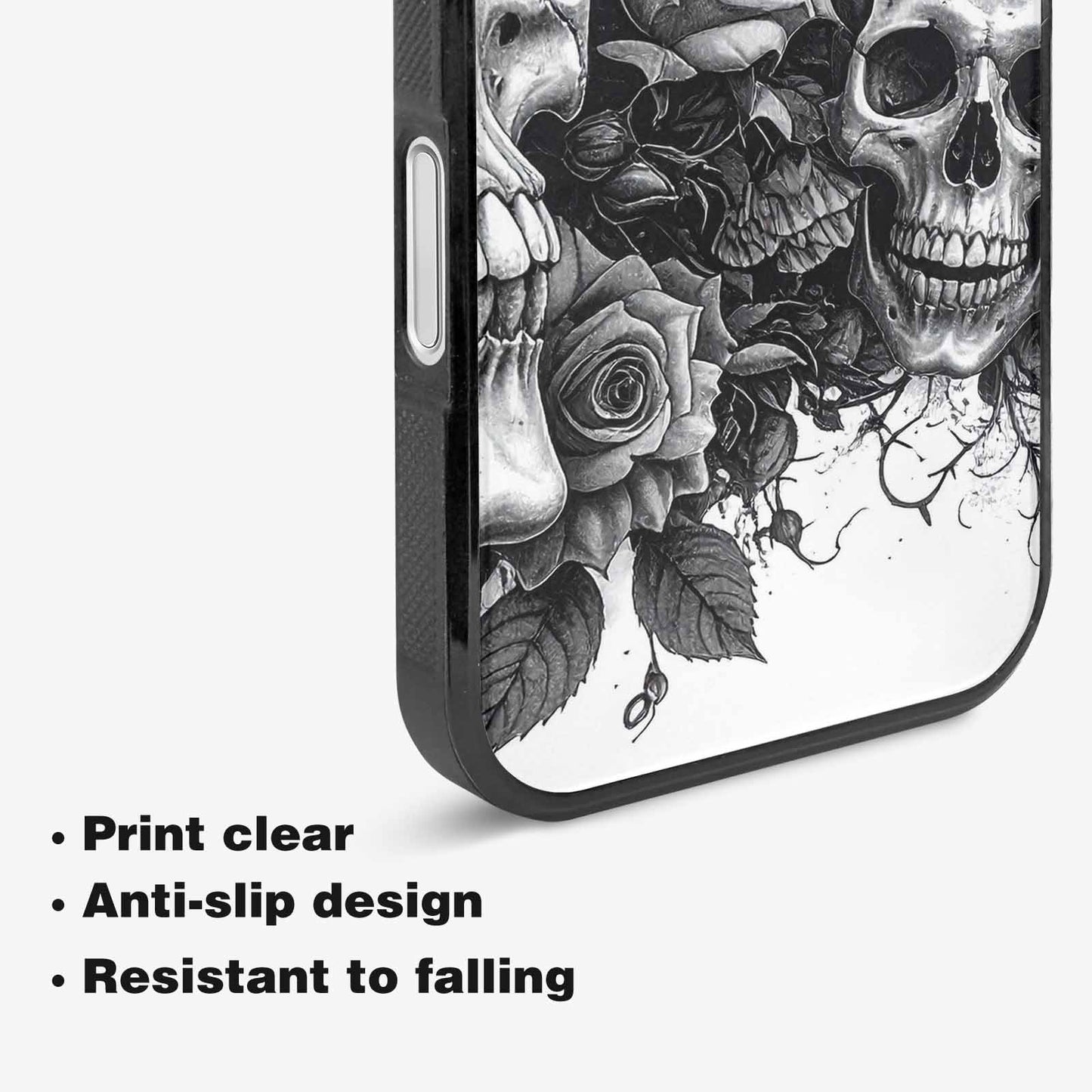 iPhone 16 Case — Skull Gothic Art Dark Original, Original Design Phone Case