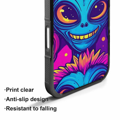 iPhone 17 Case — Alien Ufo Cartoon Art Alien Scifi, Unique Phone Case Design