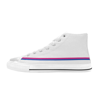 WOMEN'S Cc Pride Lgbt Bi High Top Canvas Dreamcore Custom Shoes