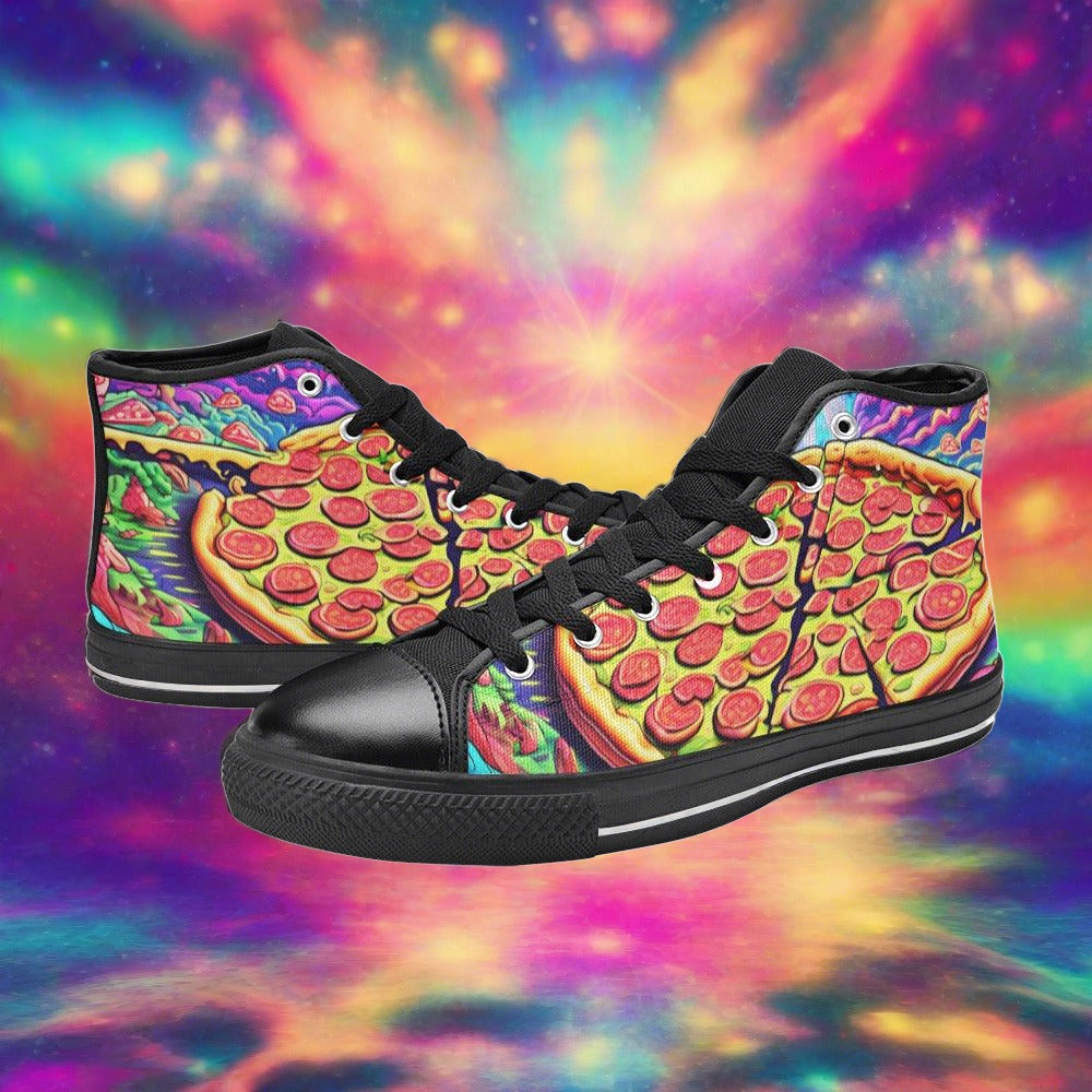 Aztec Green Emerald Vivid WOMEN Bold Art - Freaky Shoes | Custom Art Sneakers