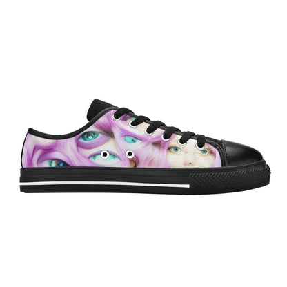 WOMEN'S Cc Wall Eyes Trippy Canvas Vibrant Chaos Shoes