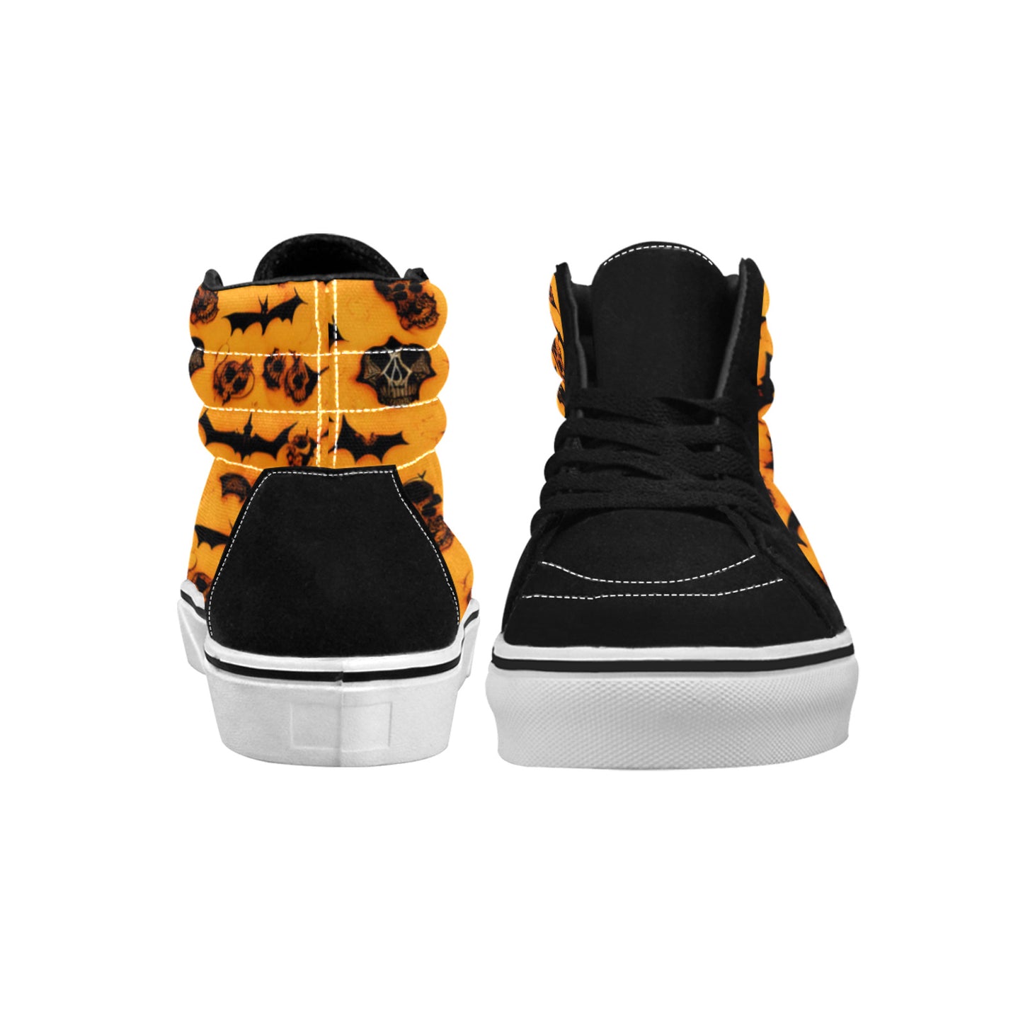MEN'S Halloween Art 2 High Top Skateboarding Wallpaper Art Sneakers
