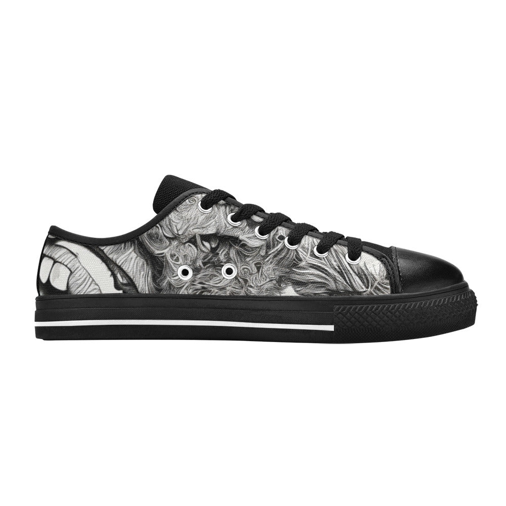 WOMEN'S Freestyle Horror 2 Canvas Vibrant Chaos Custom Shoes