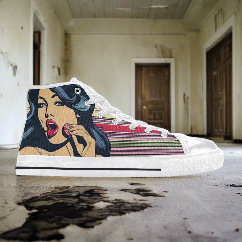 Phoenix Earthy Brown Custom Bold Art - Freaky Shoes