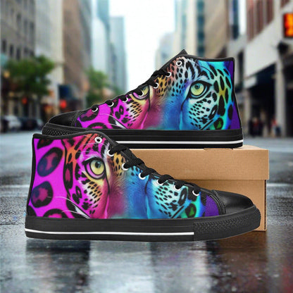 Chinese Dragon Rainbow Vivid WOMEN Bold Art - Freaky Shoes | Custom Art Sneakers