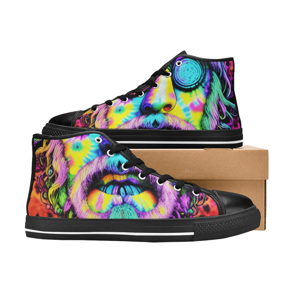 MEN'S Cc Canvas Classic Tie High Top Canvas Aesthetic Custom Shoes