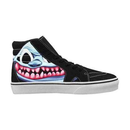WOMEN'S Blue Rage Horror 2 High Top Skateboarding Dark Academia Shoes