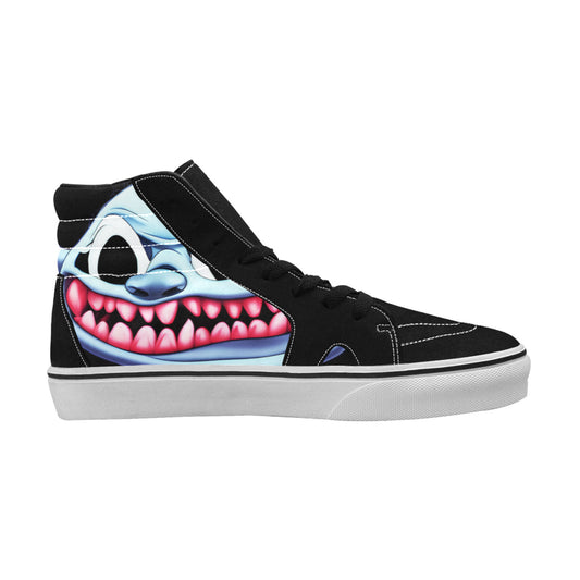 WOMEN'S Blue Rage Horror 2 High Top Skateboarding Dark Academia Shoes