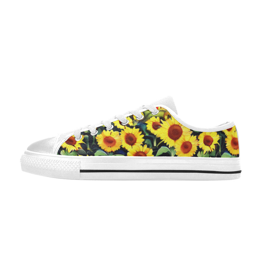 MEN'S Sunflowers Art 5 Canvas Dreamcore Custom Sneakers