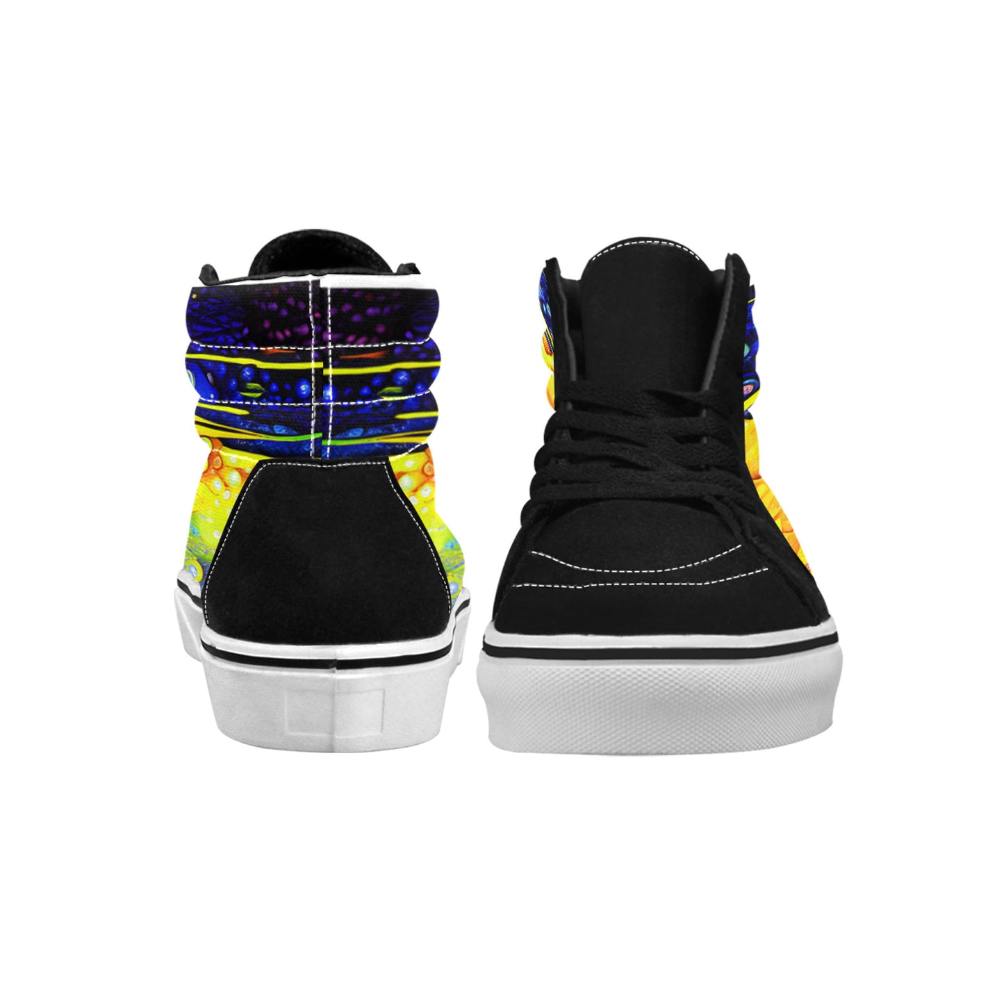 WOMEN'S Acid Drip 7 High Top Skateboarding Grunge Sneakers