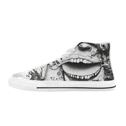 WOMEN'S Freestyle Horror High Top Canvas Y2K Custom Sneakers