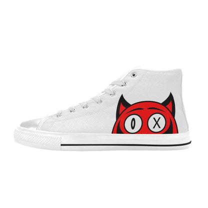 MEN'S Devil Men’S High Top Canvas Surreal Custom Sneakers