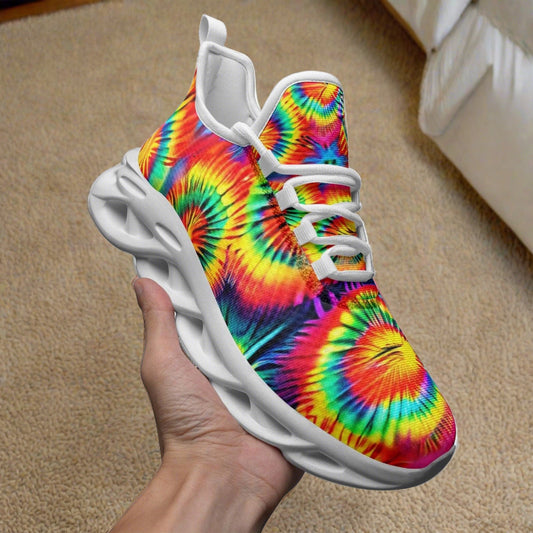 Cyberpunk Neon Electric Vivid Bold Art - Freaky Shoes | Custom Art Sneakers