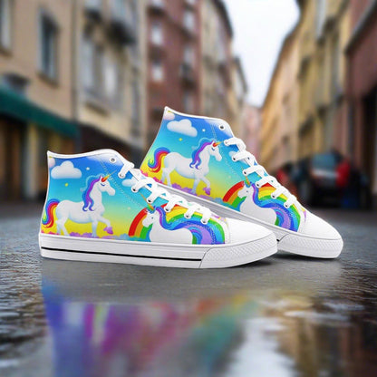 Chinese Dragon Pink Cream Unique Bold Art - Freaky Shoes | Custom Art Sneakers
