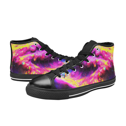 MEN'S Cc Acid Bath Drip High Top Canvas Aesthetic Sneakers