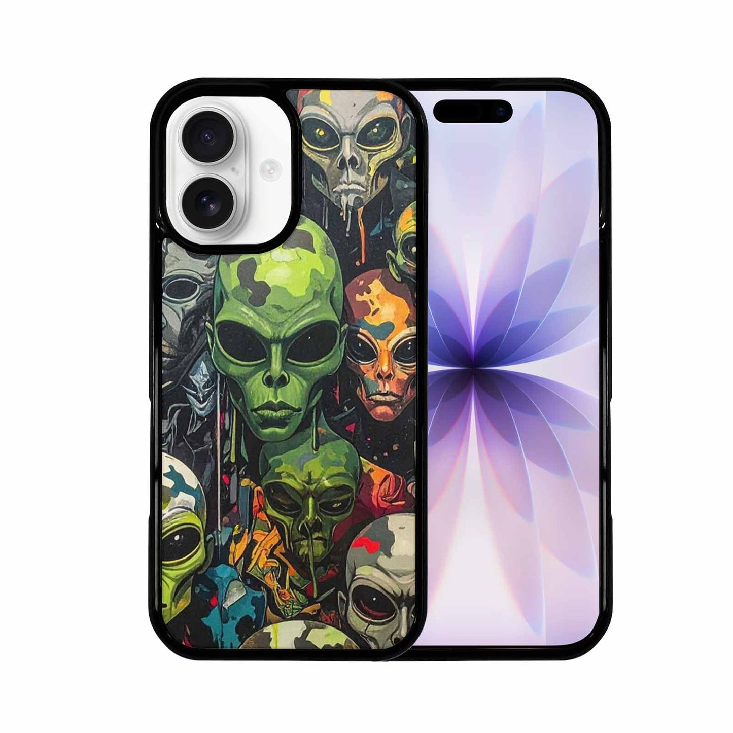 iPhone 17 Case — Aliens Camo Aliens Alien Scifi, Custom Art Phone Cover