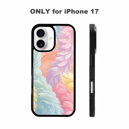 iPhone 17 Case — Zebra Pastel Rainbow Animal Print, Customized Protective Case