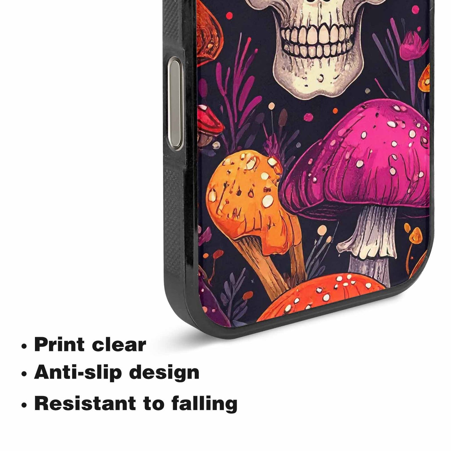 iPhone 16 Pro Max Case — Mushroom Skulls Custom, Personalized Phone Case