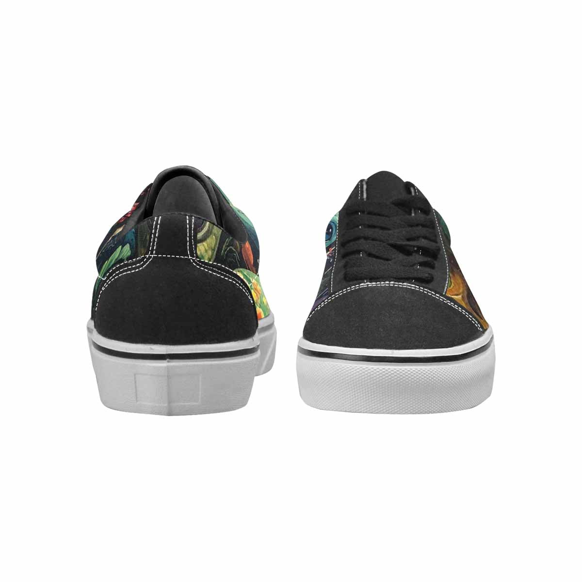 WOMEN'S Aliens Lace-Up Canvas Dark Academia Sneakers