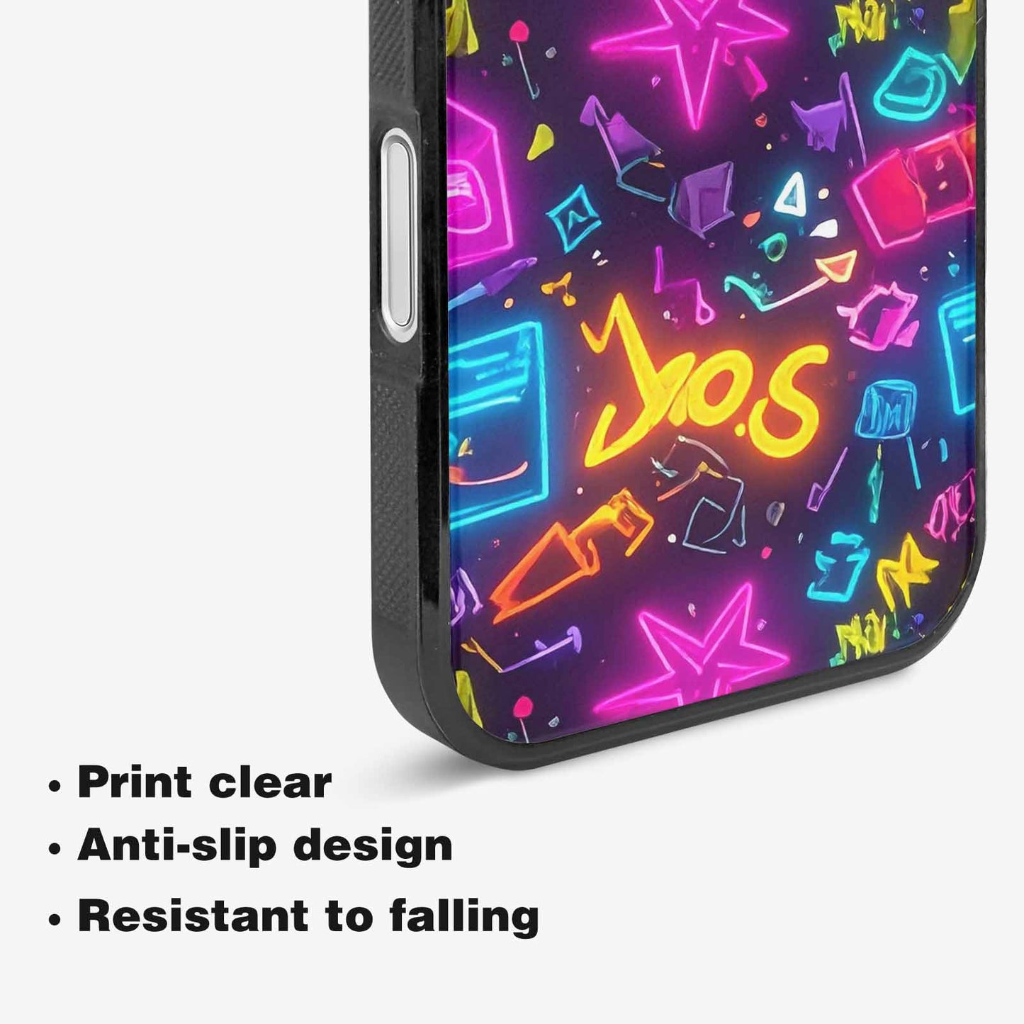 iPhone 16 Plus Case — 80s Retro Motif 80s Retro Motifs, Custom Designed Case Cover