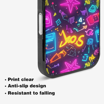 iPhone 16 Plus Case — 80s Retro Motif 80s Retro Motifs, Custom Designed Case Cover