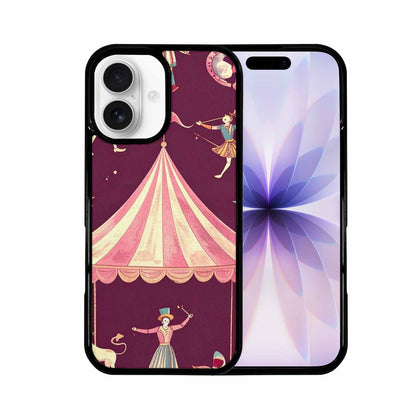 iPhone 17 Case — Vintage Circus Art Pattern Retro Vintage, Custom Designed Case Cover