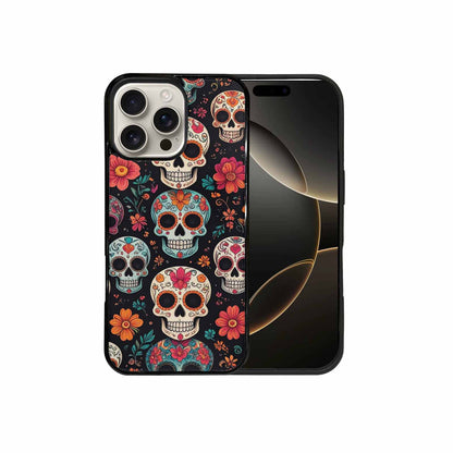 iPhone 16 Pro Max Case — Dia De Los Muertos Sugar Skull, Customized Protective Case