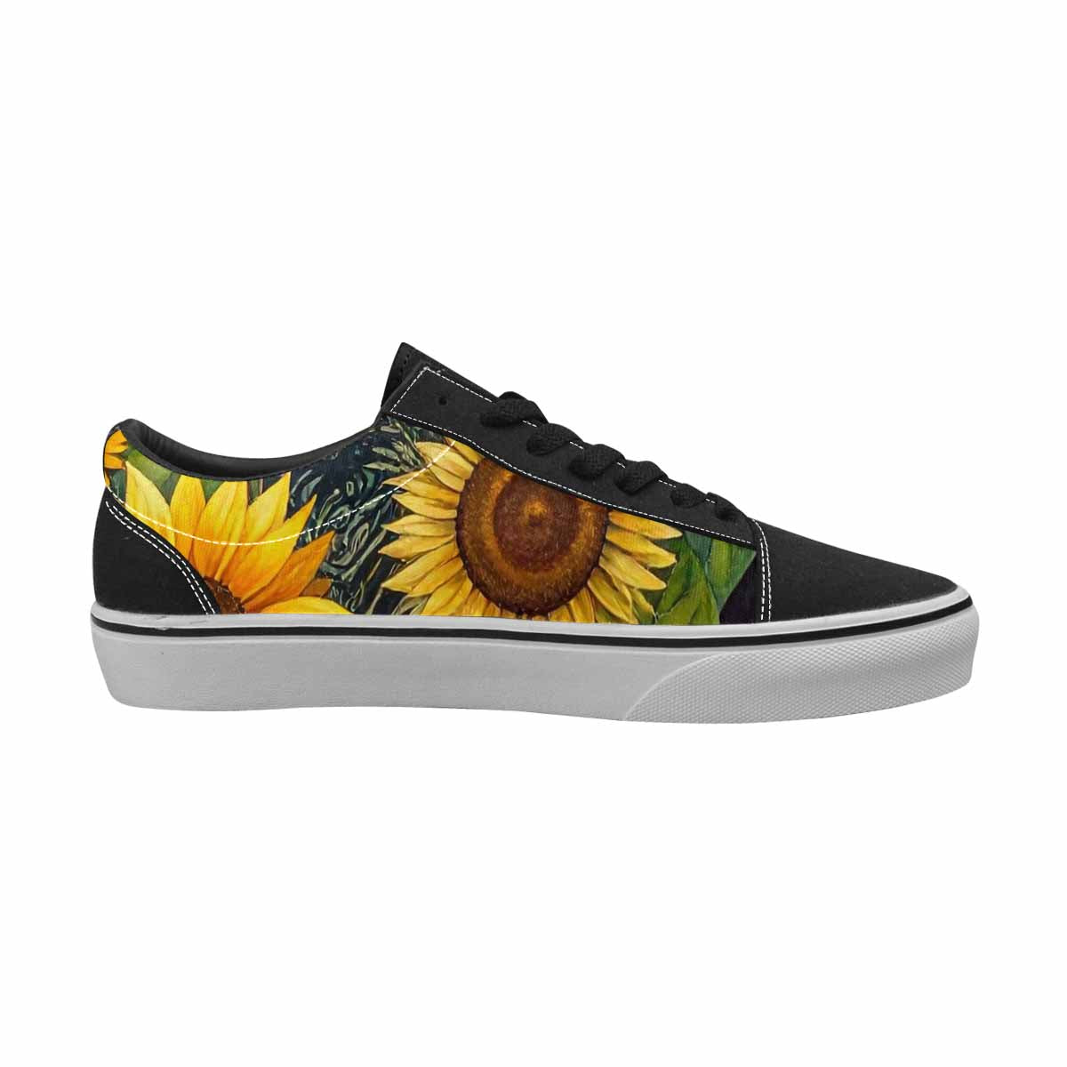 WOMEN'S Blend Melt Them Canvas Lace-Up Wallpaper Art Shoes
