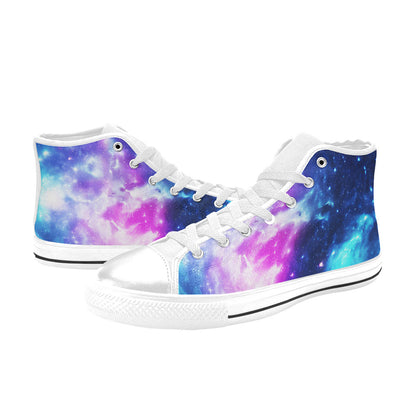 WOMEN'S Cc Galaxy Art 2 High Top Canvas Aesthetic Custom Sneakers