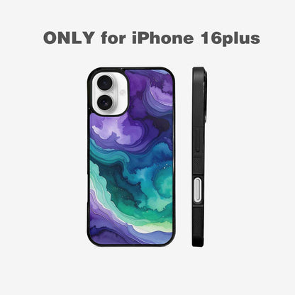 iPhone 16 Plus Case — Galaxy Aurora Nebula, Custom Made Phone Cover