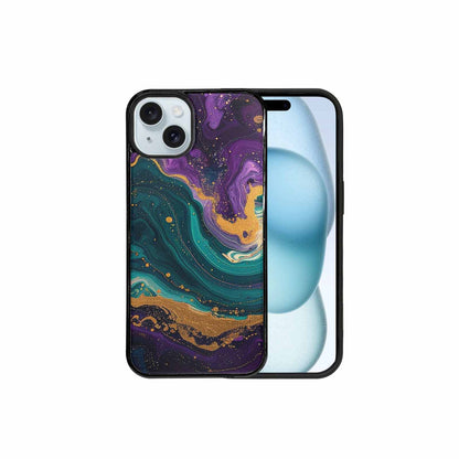 iPhone 15 Plus Case — Marble Galaxy Swirl, Custom Designed Case Cover